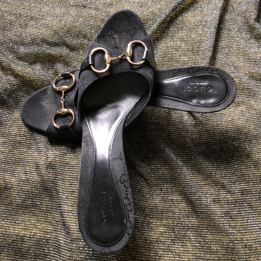 Gucci heeled slide-on for women